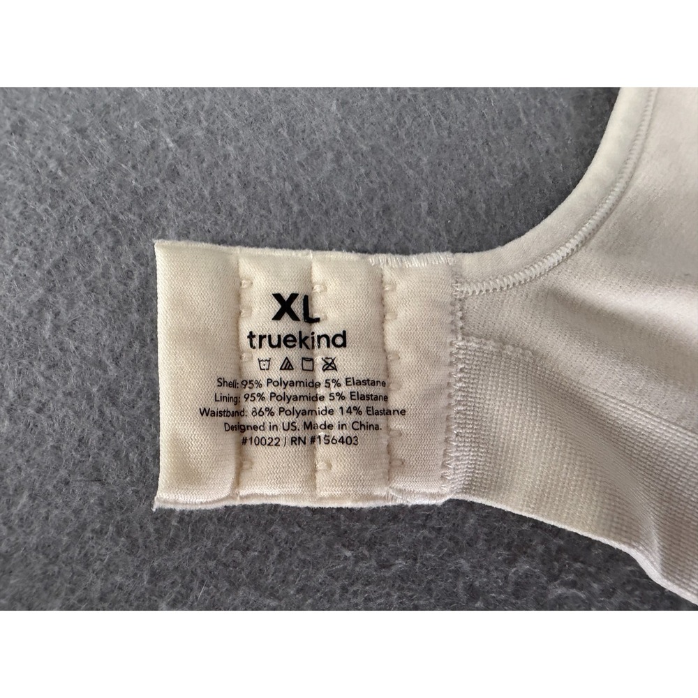Truekind Daily Comfort Wirefree Shaper Bra Size XL Beige Sculpted Minimalist * - Picture 8 of 11